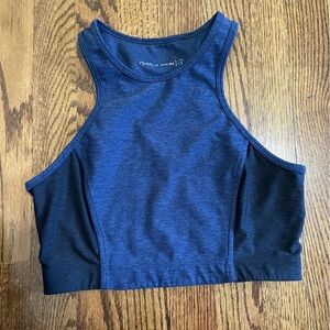 Outdoor Voices Halter Style Blue Sports Bra Size Small